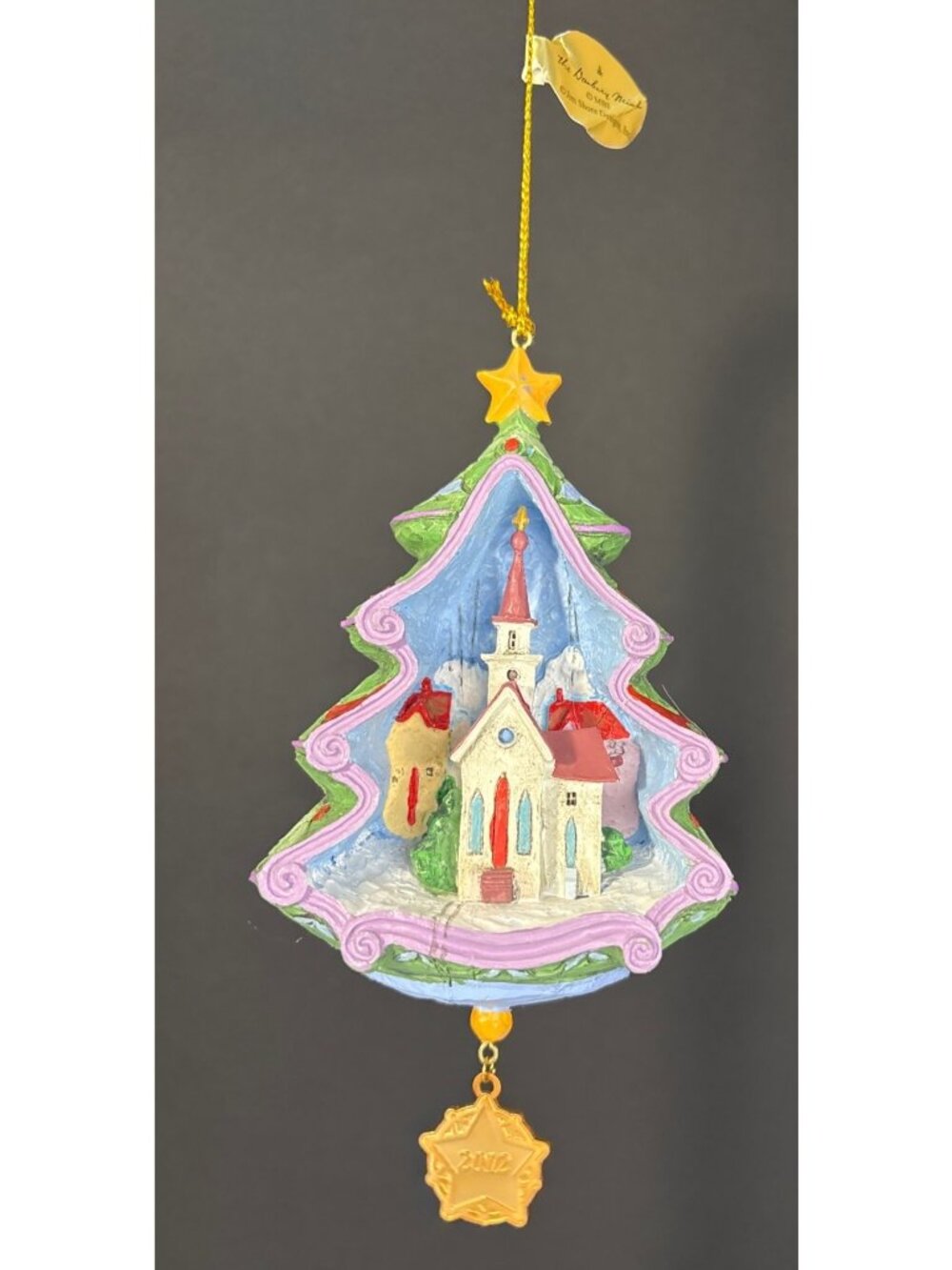 Jim Shore Danbury Mint 2012 "O Come All Ye Faithful" Christmas Ornament - Picture 2 of 14
